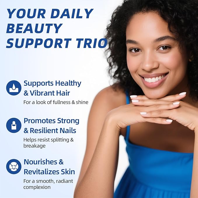Liquid Biotin & Collagen Drops 20,000mcg--High Potency Hair Growth Vitamin Support - Biotin and Liquid Collagen Supplement for Women & Men - Glowing Skin Support, Healthy Hair & Nail Growth - 4 Fl Oz