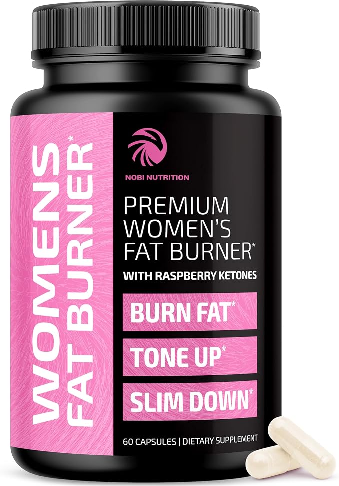Weight Loss Pills for Women | Fat Burners for Women | Metabolism Booster for Weight Loss Supplement with Raspberry Ketones | Appetite Suppressant, Stomach Fat Burner & Weightloss Diet Pills | 60 Ct