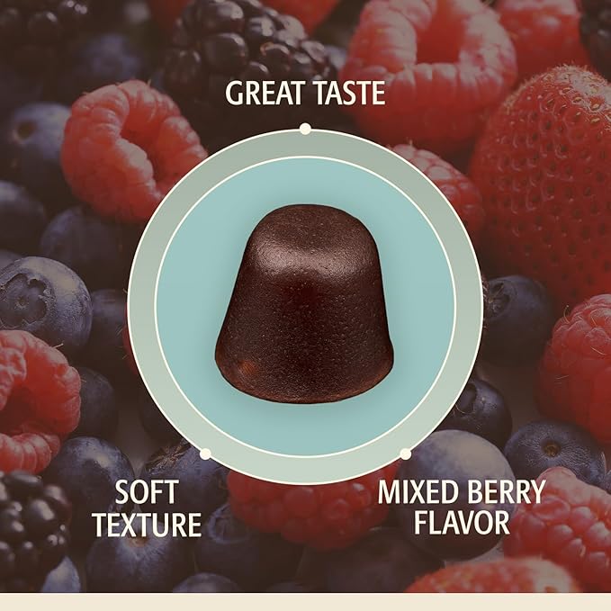 Regenerative Fermented KSM-66 Ashwagandha Vegan Gummies with Acti Veda™, Mixed Berry (600mg, 25 Servings), Up to 150% More Effective Than KSM-66 Alone