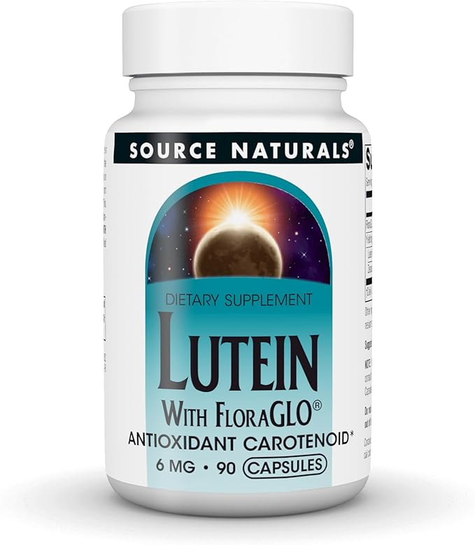 Source Naturals Lutein with FloraGLO, Antioxidant Carotenoid* - 6 mg, 90 Capsules