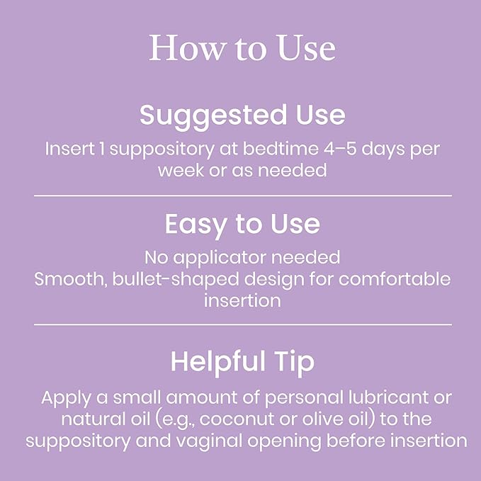NewLife Naturals Vitamin E Suppositories for Women 38IU ESoothe - All Natural Moisturizer Support - Feminine Care Hydration and Moisture Support, Postpartum Hormonal Changes & More - 48 Inserts, USA