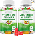 2 Pack Methyl B-12 3000mcg Gummies for Kids & Adults, Vitamin B12 (Methylcobalamin) with Vitamin B6, Folate & D3, Supports Energy, Metabolism & Immune Wellness, 120 Count