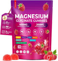 CNFHDI Magnesium Glycinate Gummies 600mg, 120 Counts Chews Sugar Free Magnesium Gummies for Adults & Kids with L-Threonate, Calcium, Zinc & CQ10, Potassium Supplements for Zzz, Brain, Muscle & Relax