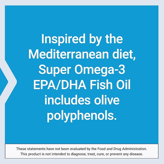 Life Extension Super Omega-3 EPA/DHA Fish Oil, Sesame Lignans & Olive Extract – Heart Health, Brain Health, Inflammation Health Support, Gluten-Free, Easy to Swallow, Non-GMO, 240 Softgels