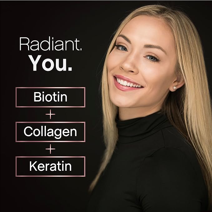 NeoCell Biotin Collagen Keratin Supplement | 80000mcg | 60 Capsules | Beauty B-Complex | Plus Hyaluronic Acid | Hair, Skin, and Nails