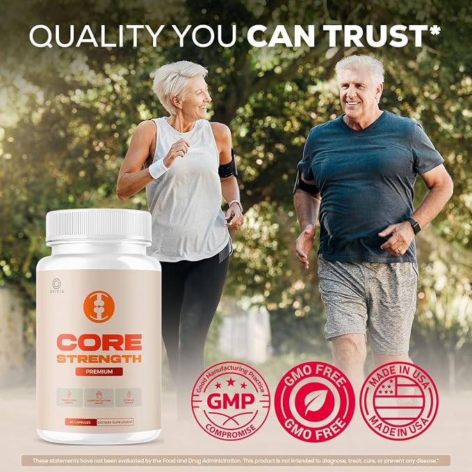 (2 Pack) Core Strength - Core Strength Capsules Premium Advanced Formula All Natural Ingredients Maximum Strength Support Daily Pills for Health and Wellness Reviews, 120 Capsules for 2 Months