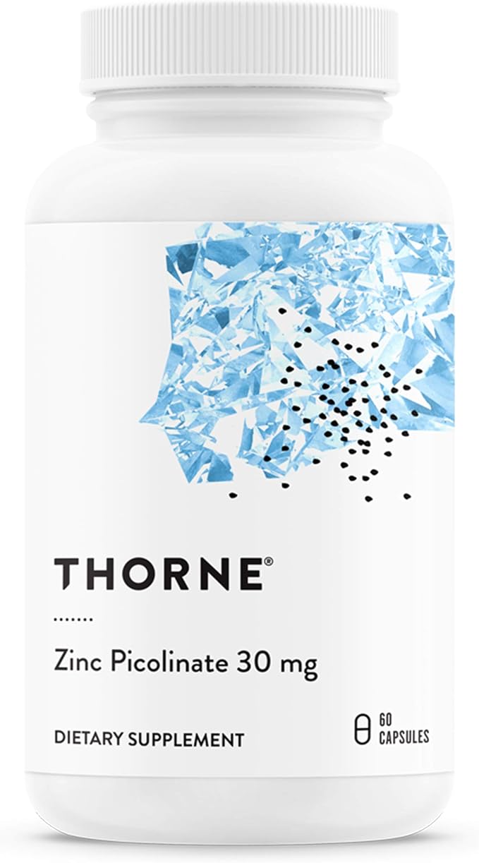 THORNE - Trace Minerals Bundle - Zinc Picolinate and Copper Bisglycinate - Essentials for Wellness - 60 Servings