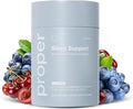 Proper, The Blues Sleep Aid – Nutrient-Dense Superfood Powder with + Melatonin, Magnesium, L-Theanine, GABA, Valerian Root & Tart Cherry – Calm Supplement for Nighttime Relaxation & Sleeping
