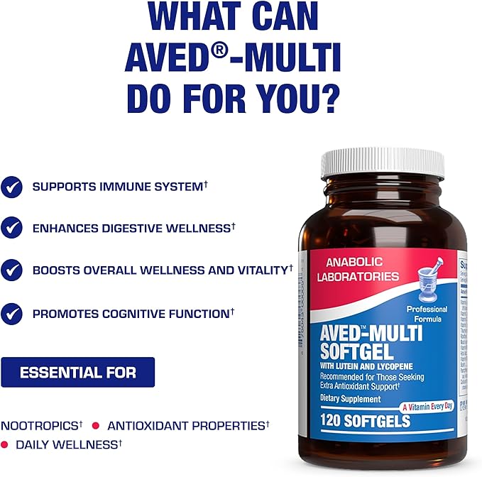 30-In-1 Adult Multivitamin with Iron - Antioxidant Rich Over 50 Multivitamin for Women and Men with Vitamins A C D E B Complex Zinc Magnesium Myo Inositol Lutein Lycopene & More - 2 Month Supply