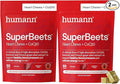 Humann SuperBeets Heart Chews + CoQ10-150mg of CoQ10 Plus Beetroot & Grape Seed Extract, Blood Pressure Support, Support Healthy Blood Flow, Circulation, 120 Count