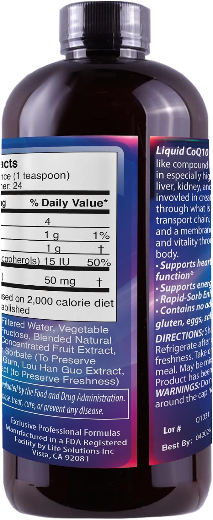 Drs Advantage - Liquid CoQ10 4oz [Health and Beauty]