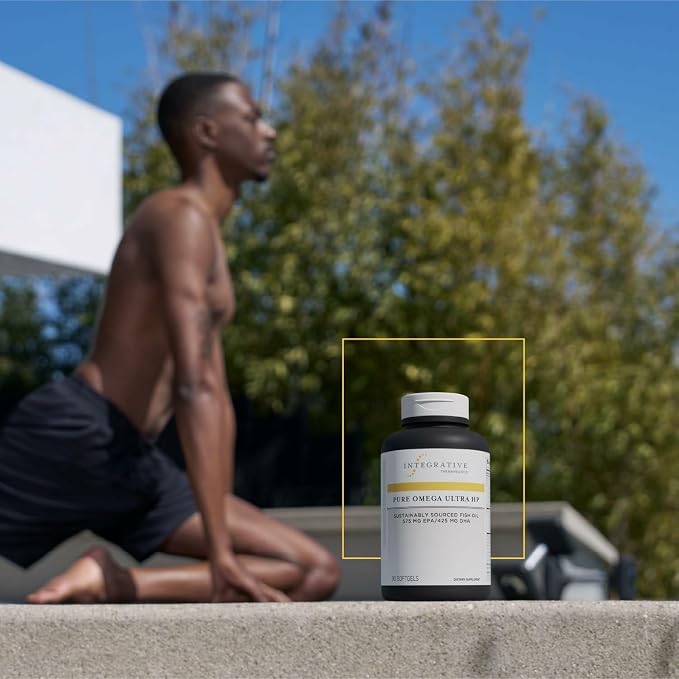Integrative Therapeutics Pure Omega Ultra HP 1392 mg - Omega-3 Fish Oil Supplement with Essential Fatty Acids - Heart Health Support* - Gluten-Free & Dairy-Free - 90 Count (90 Servings)