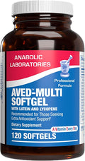 30-In-1 Adult Multivitamin with Iron - Antioxidant Rich Over 50 Multivitamin for Women and Men with Vitamins A C D E B Complex Zinc Magnesium Myo Inositol Lutein Lycopene & More - 2 Month Supply