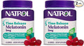 Natrol Time Release Melatonin Gummies, Sleep Support for Adults, 3 mg Melatonin Supplements for Sleep Support, 65 Strawberry-Flavored Gummies, Up to a 65 Day Supply, (Pack of 2)