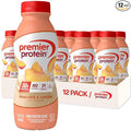Premier Protein Shake, Peaches & Cream, 30g Protein, No Added Sugar, 24 Vitamins & Minerals to Support Immune Health, 11 fl oz, 12 Pack (Packaging May Vary)