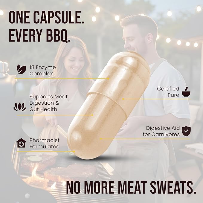 Peak Health, Digestive Enzymes for Foodies | Digestive Support for Meat, Carbs, Fat, Milk and Vegetable Digestion – Pharmacist Formulated 60 Count - USA