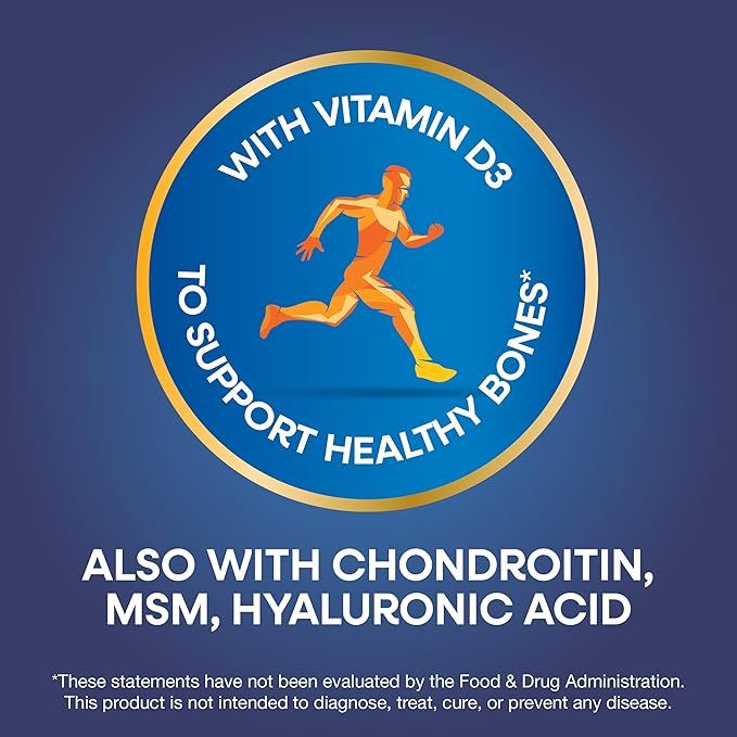 Nature's Way Joint Movement Glucosamine Drink Mix, Ultra Strength Glucosamine, MSM, Hyaluronic Acid, Vitamin D3, Supports Bones, Muscles, Cartilage*, No Sugar, Joint Support*, 30 Unflavored Packets