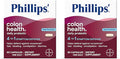 Phillips' Colon Health Daily Probiotic Capsules,4-in-1 Symptom Defense to Help Defend Against Occasional Gas,Bloating,Constipation,and Diarrhea,Daily Supplement,90 Count (Pack of 2)