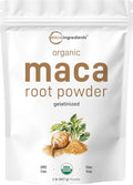 Micro Ingredients Organic Maca Root Powder, 2 Pound, Gelatinized for Better Absorption, Rich in Antioxidants, No GMOs, Vegan Friendly and Peru Origin