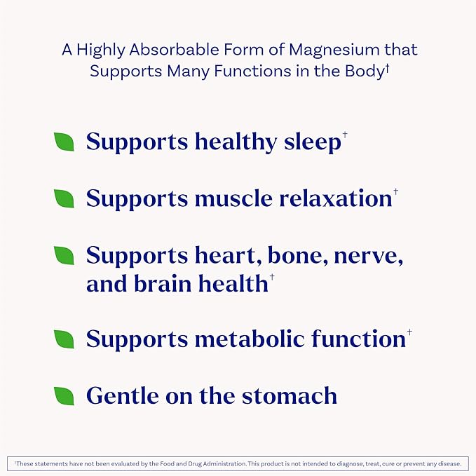 Natrol Magnesium Glycinate Supplements 100mg, Cherry Lemon Soft Chews for Healthy Sleep and Body, Magnesium Glycinate 100mg, Up to a 30 Day Supply