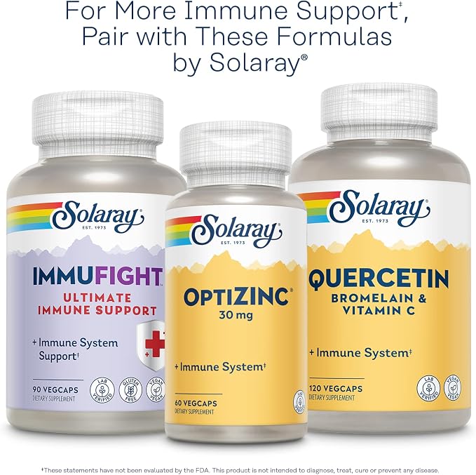 SOLARAY Reacta-C + Elderberry 500 mg VCapsules 120 Count