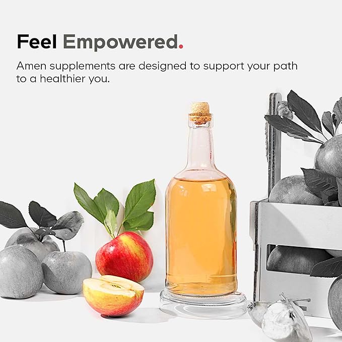 Amen Leaky Gut Supplement - Advanced Formula with Bioavailable L Glutamine, Zinc, Turmeric, DGL Licorice Root - Marshmallow Root - Probiotics & Fermented Prebiotics - Vegan, Non-GMO - 2-Pack