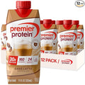 Premier Protein Shake, Café Latte with Caffeine for Energy – 30g Protein, No Added Sugar, 24 Vitamins & Minerals to Support Immune Health, 11 fl oz, 12 Pack