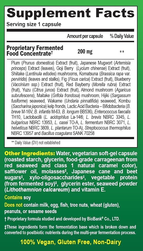 Essential Formulas Dr. Ohhira’s Probiotics Original Formula with 3 Year Fermented Prebiotics, Live Active Probiotics and the only Product with Postbiotic Metabolites, 60 Capsules