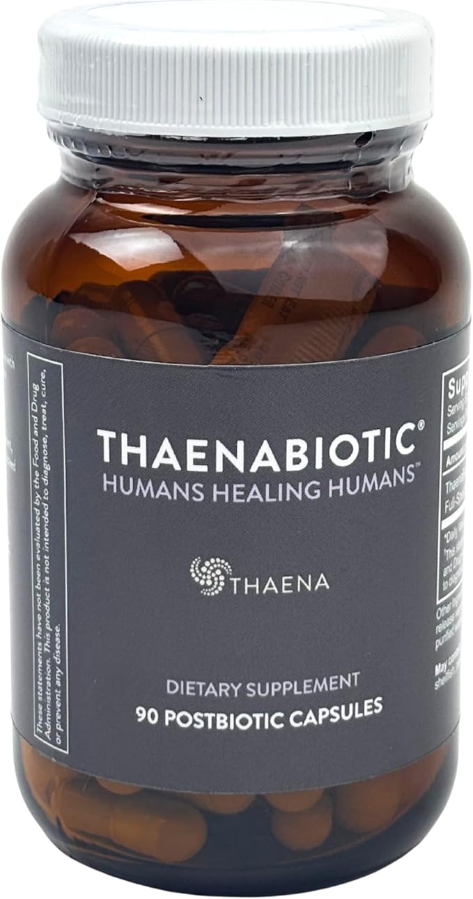 ThaenaBiotic Postbiotic - World's First Human-Derived Postbiotic Supplement - 90 Count
