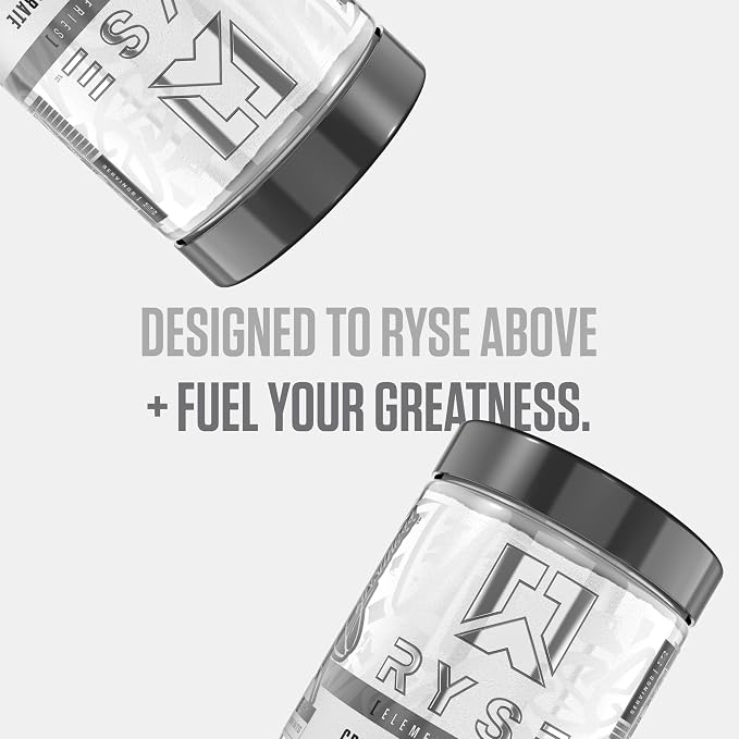RYSE Creatine Monohydrate Powder - Unflavored - Supports Men & Women Lean Muscle Growth, Strength, Power, and Endurance - Helps Reduce Fatigue and Improve Workout Recovery - 60 Servings