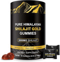 Shilajit Gummies, 3000mg Himalayan Shilajit Gold Gummies with Ashwagandha,Black Musli, Gokshura for Men & Women, Non-GMO & Gelatin Free, 60-Count