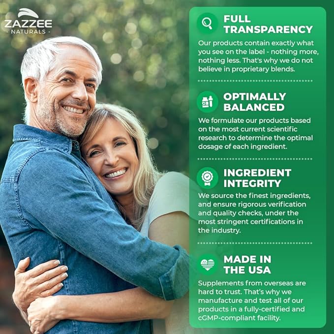 Zazzee Extra Strength Boswellia 10:1 Extract, 65% Boswellic Acid, 180 Vegan Capsules, 6 Month Supply, Boswellia Serrata, Joint Comfort, Mobility & Flexibility Support, Non-GMO, Made in the USA