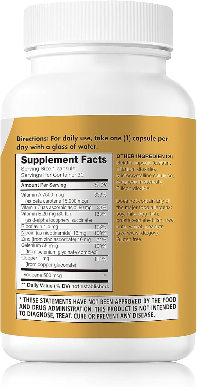 Tan Optimizer Tanning Pills – Beta Carotene & Antioxidant Skin Health Supplement with Lycopene for Radiant Skin – 30 Capsules