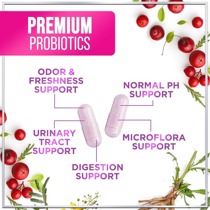 Probiotics for Women - Prebiotic and Probiotic Blend 60 Billion CFU Per Serving - 16 Strain Women's Probiotic for pH Balance & Vaginal Support - Digestive & Immune Support, Bottled USA - 120 Capsules