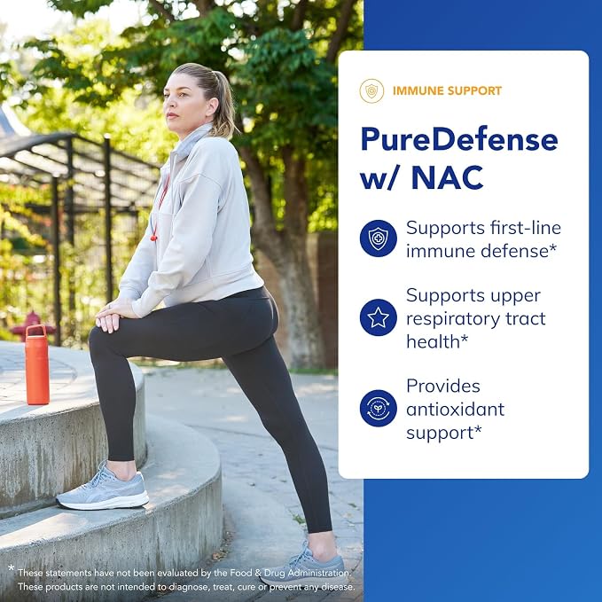 Pure Encapsulations PureDefense with NAC | Enhances First-Line Immune Defense and Upper Respiratory Health | 20 Capsules