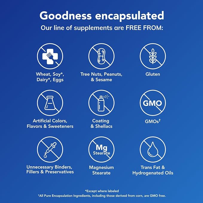 Pure Encapsulations Trace Minerals - Multimineral Supplement - Mineral Supplement - Supports Metabolism & Cellular Function* - Gluten Free & Vegan - 60 Capsules