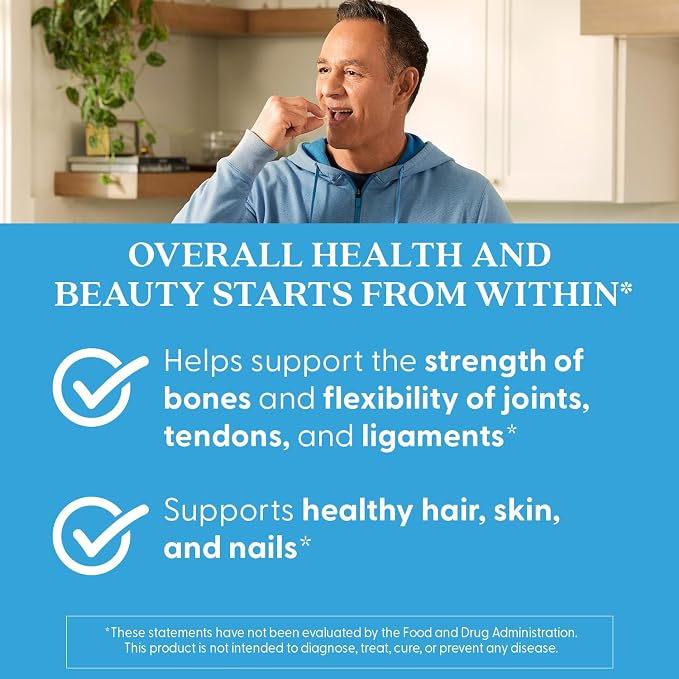 Doctor's Best Collagen Peptides Types 1 & 3 - Collagen Supplement for Women & Men, Supports Hair, Skin, Nails, & Joint Health, Includes 30 mg Vitamin C & 3 g Protein Per Serving, Non GMO - 180 Tablets