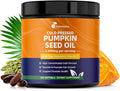 Pumpkin Seed Oil with Saw Palmetto Capsules, High Concentrated Pumpkin Seeds Oil Supplement, Cold Pressed, Supports Hair, Urinary, Bladder & Prostate Health, Vegan, Non-GMO, 360 Softgels