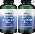 Swanson Prostate Essentials Plus Herbal Supplement for Men Over 40 Seeking Urinary and Prostate Health (90 Veggie Capsules, 2 Pack)