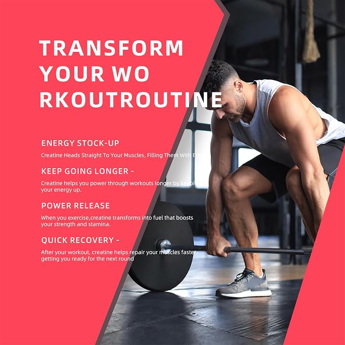 Allcoovita Creatine Monohydrate Gummies 5g for Men & Women. Boost Focus,Strength, and Endurance, Anti-Melting Formula, Vegan, Gluten-Free, Non-GMO,(Peach 120 ct)