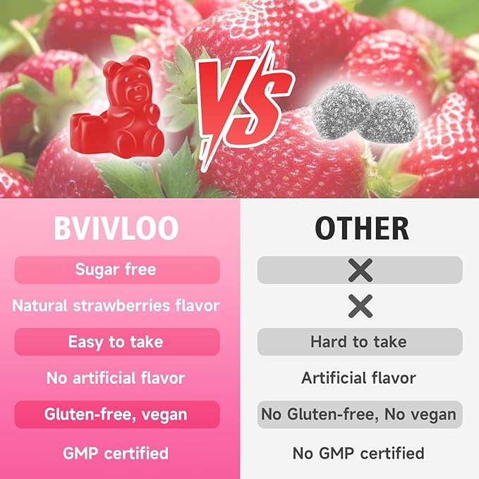 L-Lysine 1000mg Gummies for Immune Support & Skin Health - High Potency Vegan Gummies, Sugar-Free, Natural Berry Flavor, Gluten-Free Chewable Supplement for Adults & Kids - 60 Gummiess