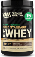 Optimum Nutrition Gold Standard 100% Whey Protein Powder, Naturally Flavored Chocolate, 15 Servings (Packaging May Vary)