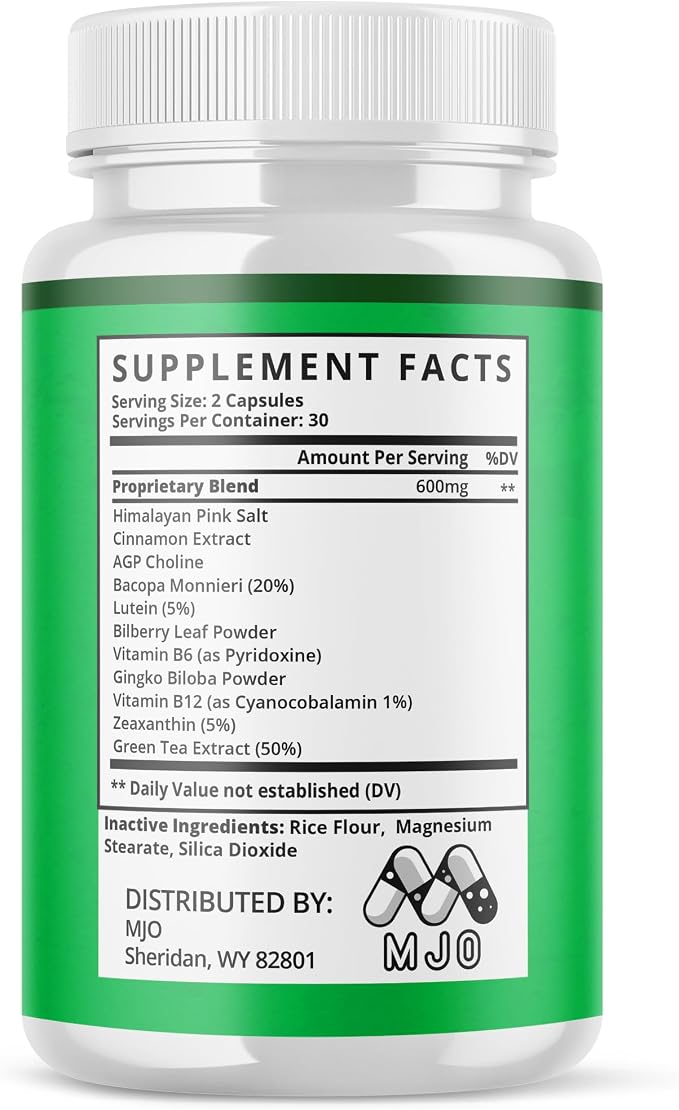 Neurotril Capsules, Official Neuro tril Pills with All Natural Ingredients, Advanced Neurotril Capsules Overall Health and Wellness Vitamin Formula with Maximum Strength Multivitamins (60 Capsules)