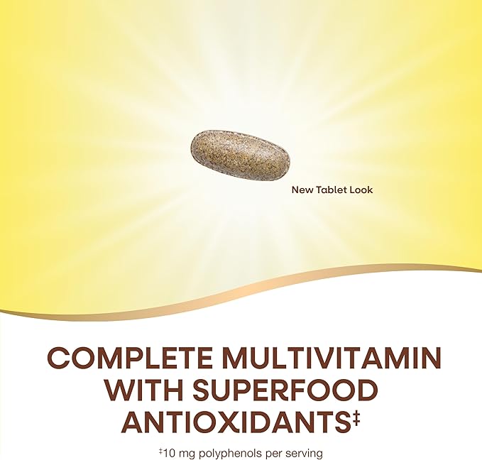 Nature's Way Alive! Women's Energy Multivitamin Tablets, Supports Cellular Energy*, Fruit and Veggie Powder Blend (100mg per Serving), 50 Tablets, (Pack of 2)