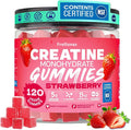Creatine Monohydrate Gummies 5000mg for Women & Men - Creatine Gummies with B12, Supports Muscle Strength, Energy & Workout Recovery - Strawberry Flavor, Sugar Free, Vegan, 120 Count