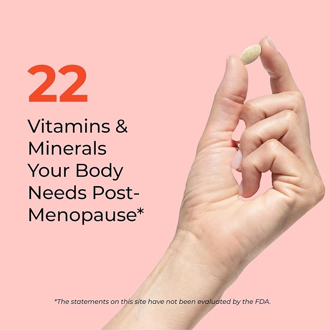 HUM Base Control Multivitamin for Women with Vitamin C, Biotin, Zinc, B Complex, Daily Women's Multivitamin, 22 Essential Vitamins & Minerals, Support for Pre-Menopause, Gluten Free, 30 Capsules