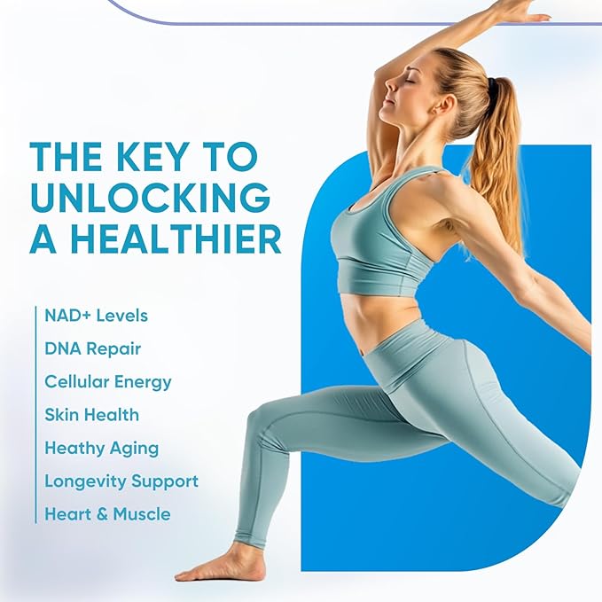 NMNH (NMN Supplement Alternative)，1000mg Per Serving NAD Supplement to Boost NAD+ Levels as We Age, for Anti Aging, Energy, Focus - 120 Capsule
