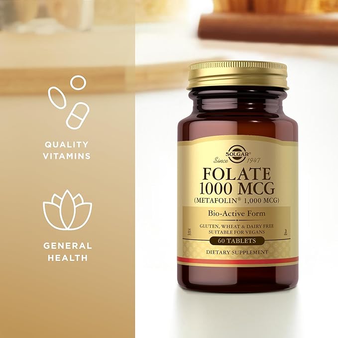 Folate (as Metafolin) 1000mg.