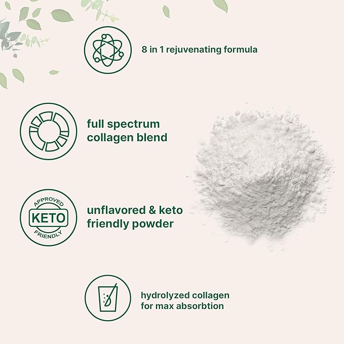 Micro Ingredients 8-in-1 Multi Collagen Powder & Women’s Probiotics 100 Billion CFU Veggie Capsules | 2 Pack | Hydrolyzed Peptides + Hyaluronic Acid & Vitamin C | 40 Strains + Cranberry & D-Mannose