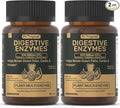 Digestive Enzymes Supplement with 100 Billion CFU Organic Probiotic & Prebiotic - Multi-Enzyme Formula for Women & Men - Supports Digestive & Gut Health, Aids Protein, Carb & Dairy Digestion, 120 Caps